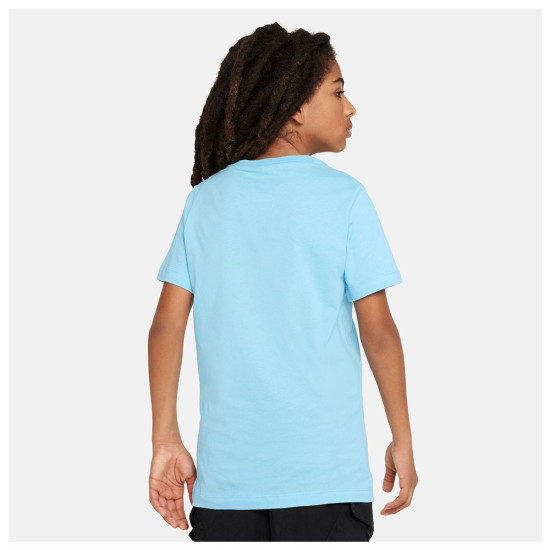 Nike Παιδική κοντομάνικη μπλούζα Sportswear Embroidered Futura Tee Nike Παιδική κοντομάνικη μπλούζα Sportswear Embroidered Futura Tee